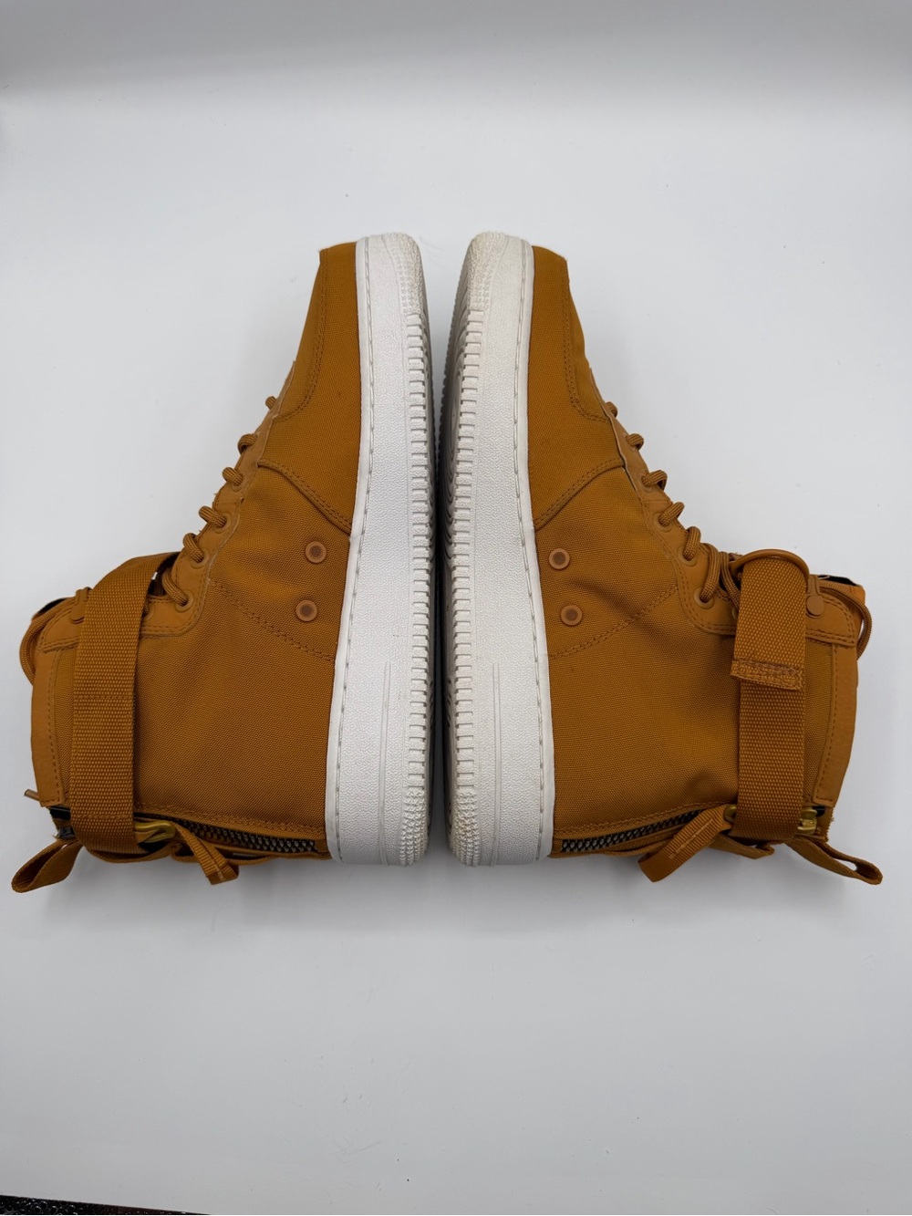 Nike SF Air Force 1 Mid Sneakers 917753-700 Desert Ochre Authentic 2017 Men’s 9 - Picture 5 of 15